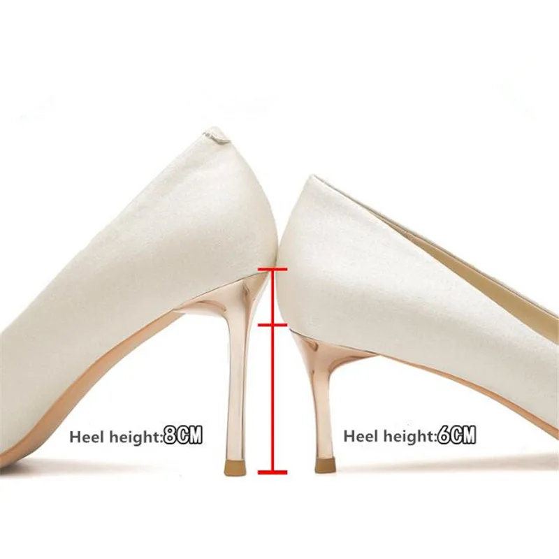 Sexy Women Shoes Woman Pumps Wedding Shoe Bridal Heels Wedding Heels Bride Shoes White Stiletto Female Footwear High Heels