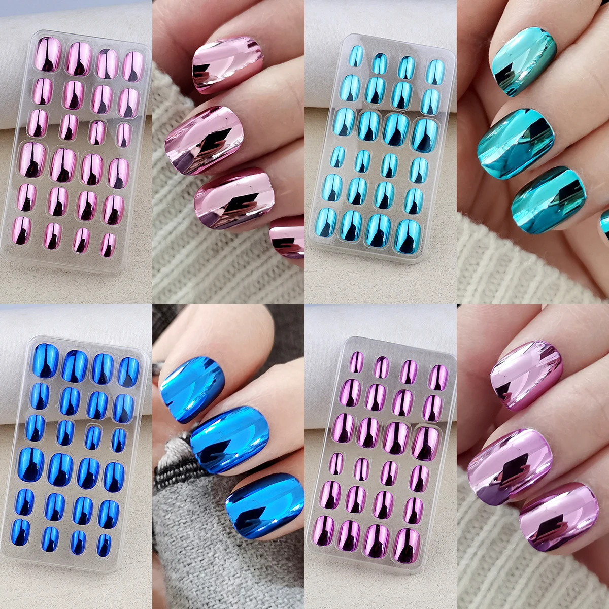 Ct988 Preglued Art Nails 08