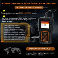 Advanced Obd Ii Scanner Car Engine Fault Code Reader Can Diagnostic Scan Tool, Reads and Erases Error Codes from Obd2 Protocol Vehicles from 1996 or Later - Image 6