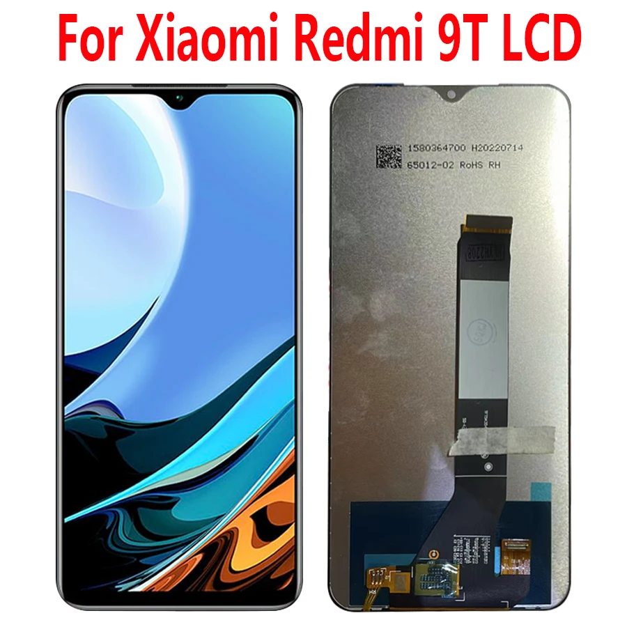 

6.53''Original For Xiaomi Redmi 9T LCD Display Screen Touch Panel Digitizer Replacement Parts For Xiaomi Redmi 9T LCD With Frame