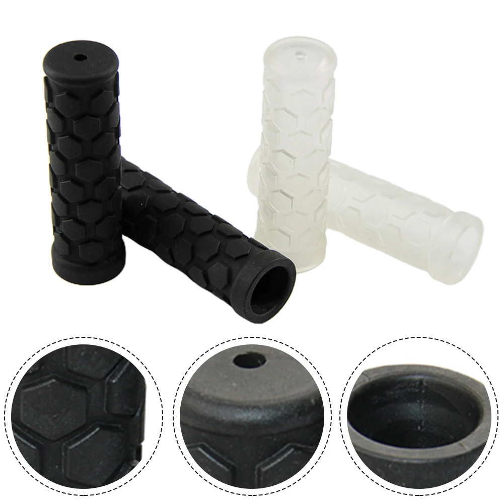 

2pcs Bicycle Handle Handlebar 22mm Anti-Slip Shock Absorption Rubber Bike Grip Haddle Bars Cycling Accessories Parts 2 Color