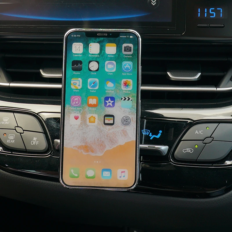 Автомобильный держатель для смартфона, держатель gps, подставка с креплением на вентиляционное отверстие, кронштейн с зажимом для телефона, подставка для Toyota CHR 2018 2019 2020