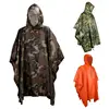 Travel Rain Poncho Waterproof Camo Poncho Outdoor Raincoat Hooded Camouflage Rain Poncho Jacket Gear For Marine Hunting Tent 1