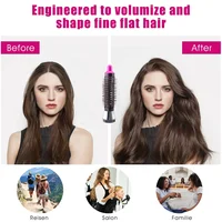 2Pcs Round Volumizing Brush for Dyson Airwrap Hair Styler Limp Flat Hair Volumizer Attachment Tool A 2