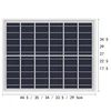 Solar Flood Lights Remote Control 50-400W Solar Powered Spotlight Outdoor Waterproof IP67 Villa Street Lighting Adjustable Angle 6