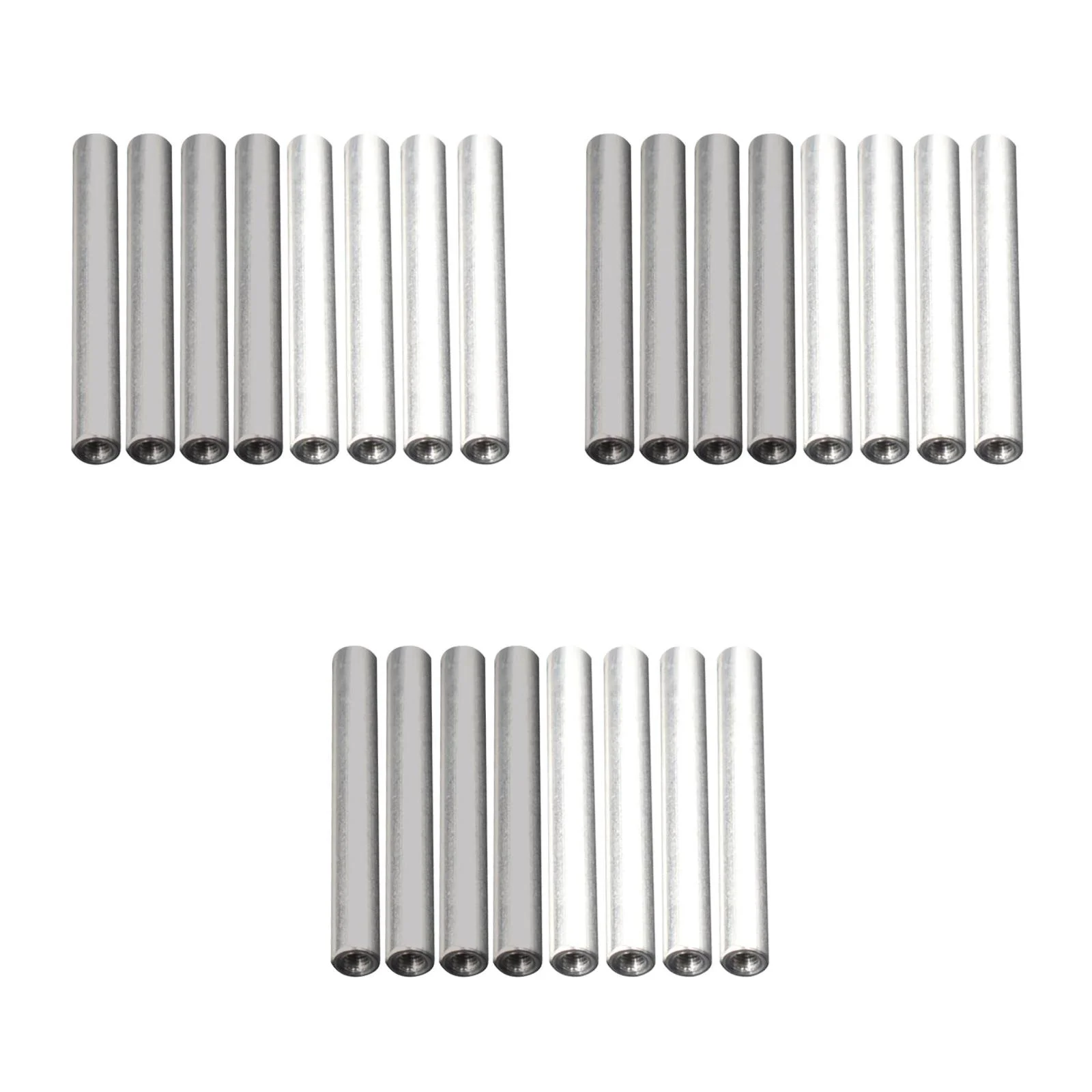 24 pcs Iron and Aluminum Rods Replacement Precision Water Quality Electrolyzer for Electromagnetic Experiments and Water
