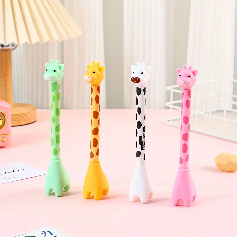 Charming Giraffe Gel Pens – Realistic Design, Smooth Writing, Exquisite Signature Tool