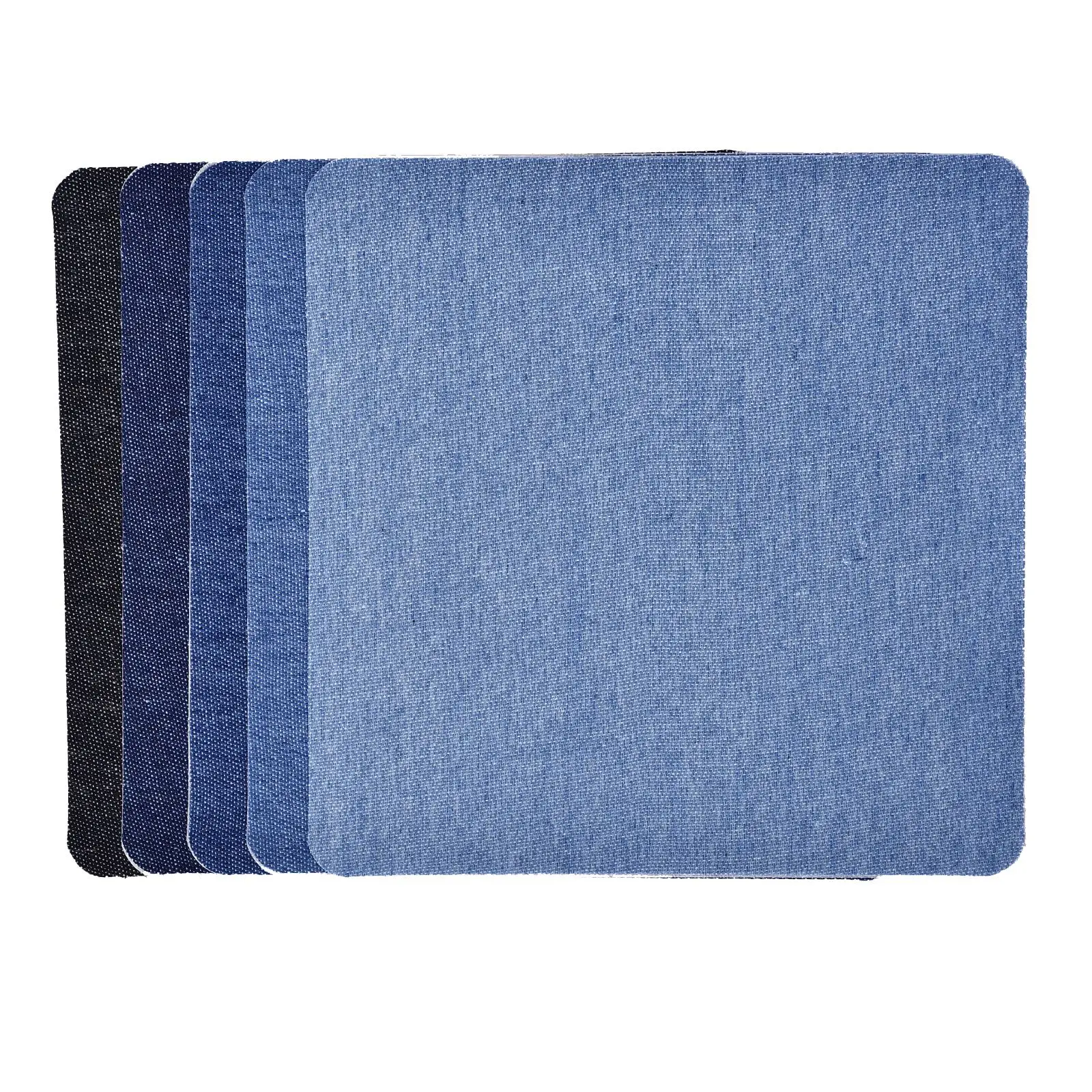 Denim Iron-On Patches for Clothing Repair and Embellishment