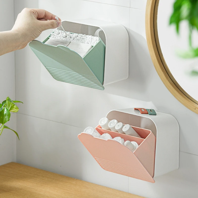 Kawaii úložný organizátor lepidlo velký úložný skříňka sanitární ubrousek kosmetika organizátor dekorační skříňka koupelna příslušenství