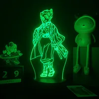 Demon Slayer lampada da tavolo Tanjiro Nezuko e altri 7