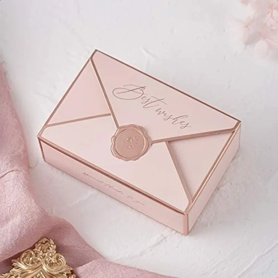 20Pcs Romantic Pink Candy Gift Boxes