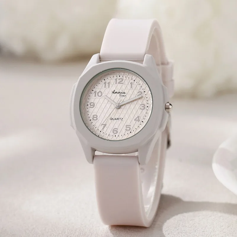 Macaron Student Fresh Watch for Girls and Children Candy Color Watch