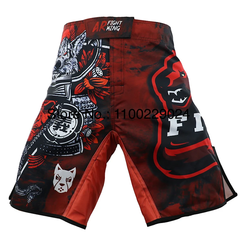 MMA Shorts Gym Cage Fight Grappling Muay Thai Men's Shorts Tiger Sublimated Jiu Jitsu No Gi Fighter Kick Boxing Wrestling