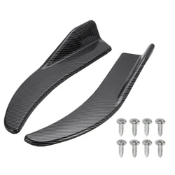 Car Bumper Spoiler Front Rear Lip Anti - collision Universal Side Skirt - 1 Pair (Carbon fiber)