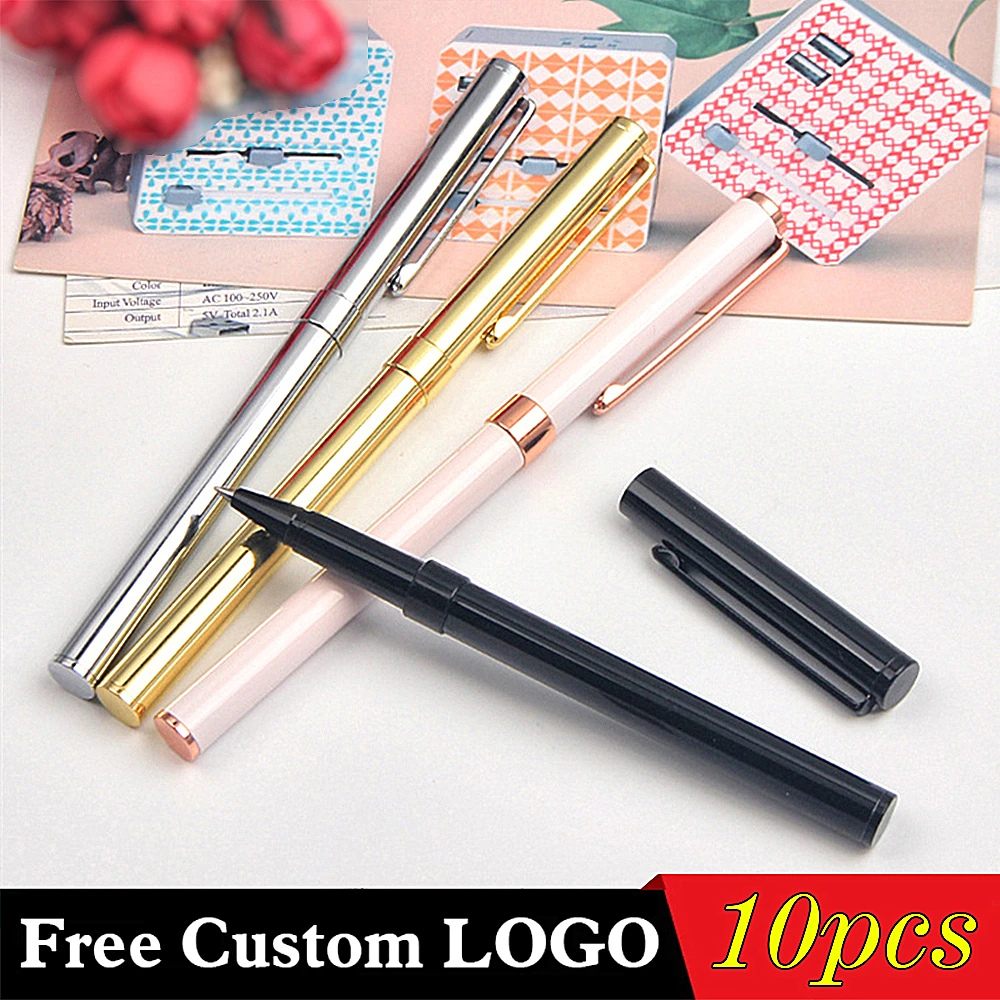 metal stationery storage basket 9 grid organizer combination storage box pencil pen sundries badge holder office school supplies 10 Pcs 0.5mm Metal Ballpoint Pen Custom Logo Advertising Pen for School Student Stationery Supplies Lettering Engraved Name