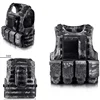 Multi-Pocket Army Tactical Vest Combat Body Vests Security Hunting Outdoor CS Airsoft Training Jacket Security Molle Laser Vest 4