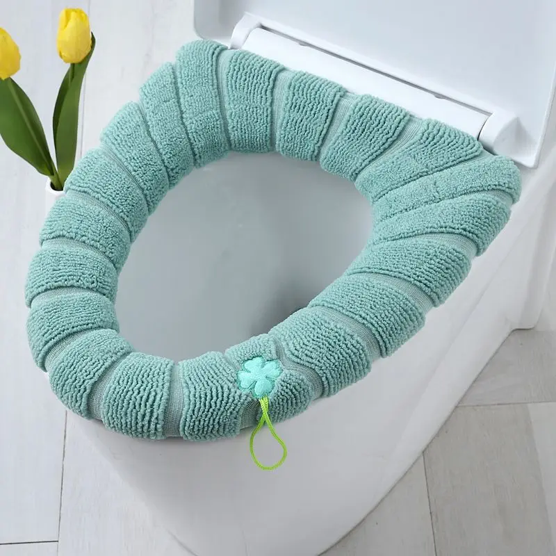 Y Nordic Style Toilet Mat Household Toilet Seat Winter Thickened Seat Universal Closestool Cushion Washable