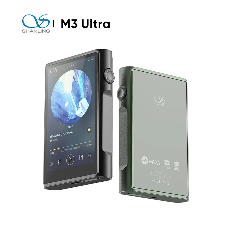 SHANLING M3 Ultra Music Player, Dual, ES9219C, DAC, 384 kHz, 32bit, DSD ...