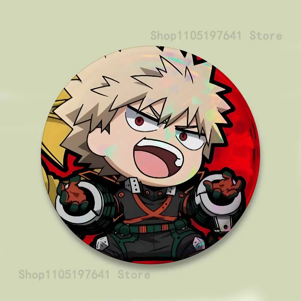 Bakugo Academia Heroes: Creative Button Badge Brooch