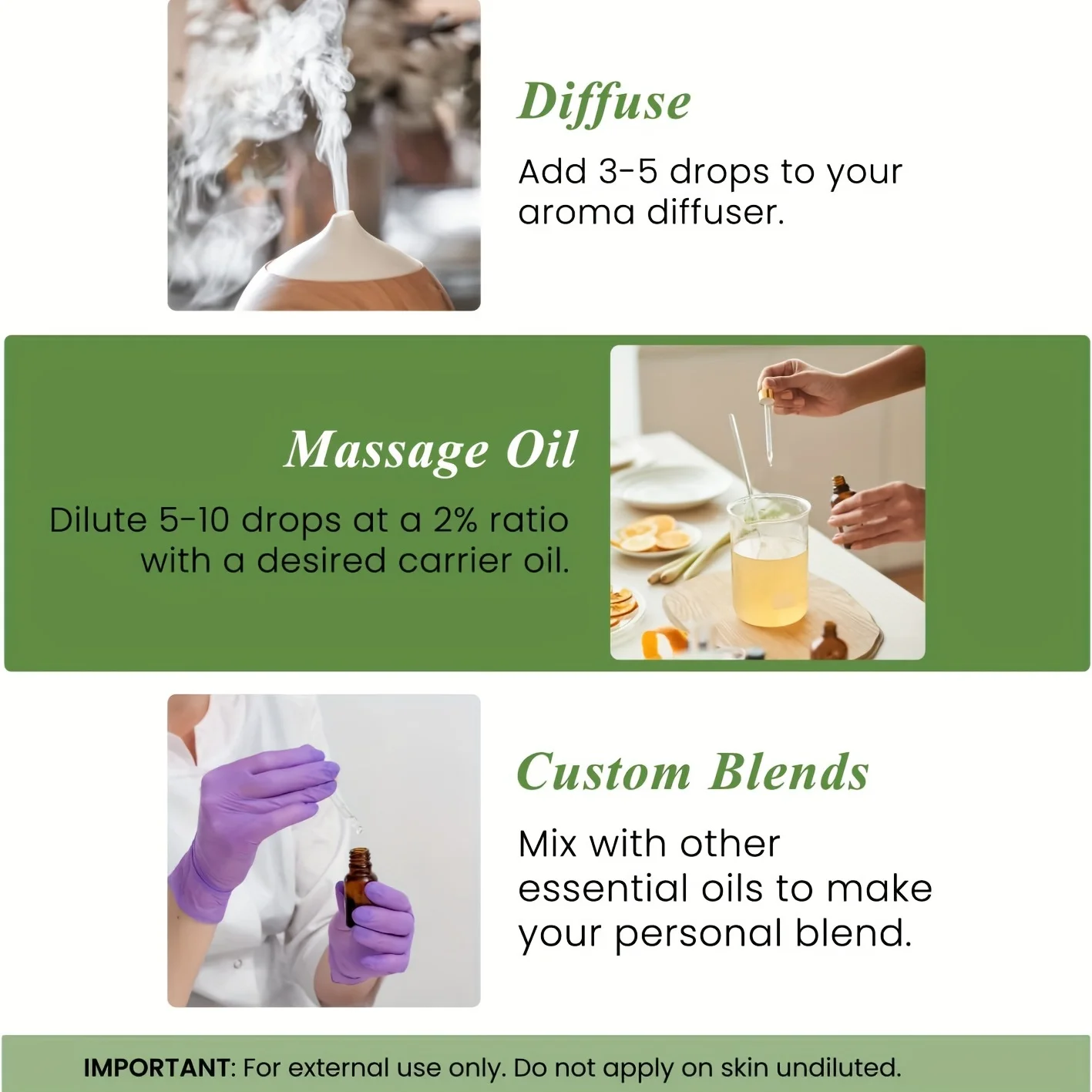 Rosemary Essential Oil Pure and Natural Premium Therapeutic Grade with Premium Glass Dropper