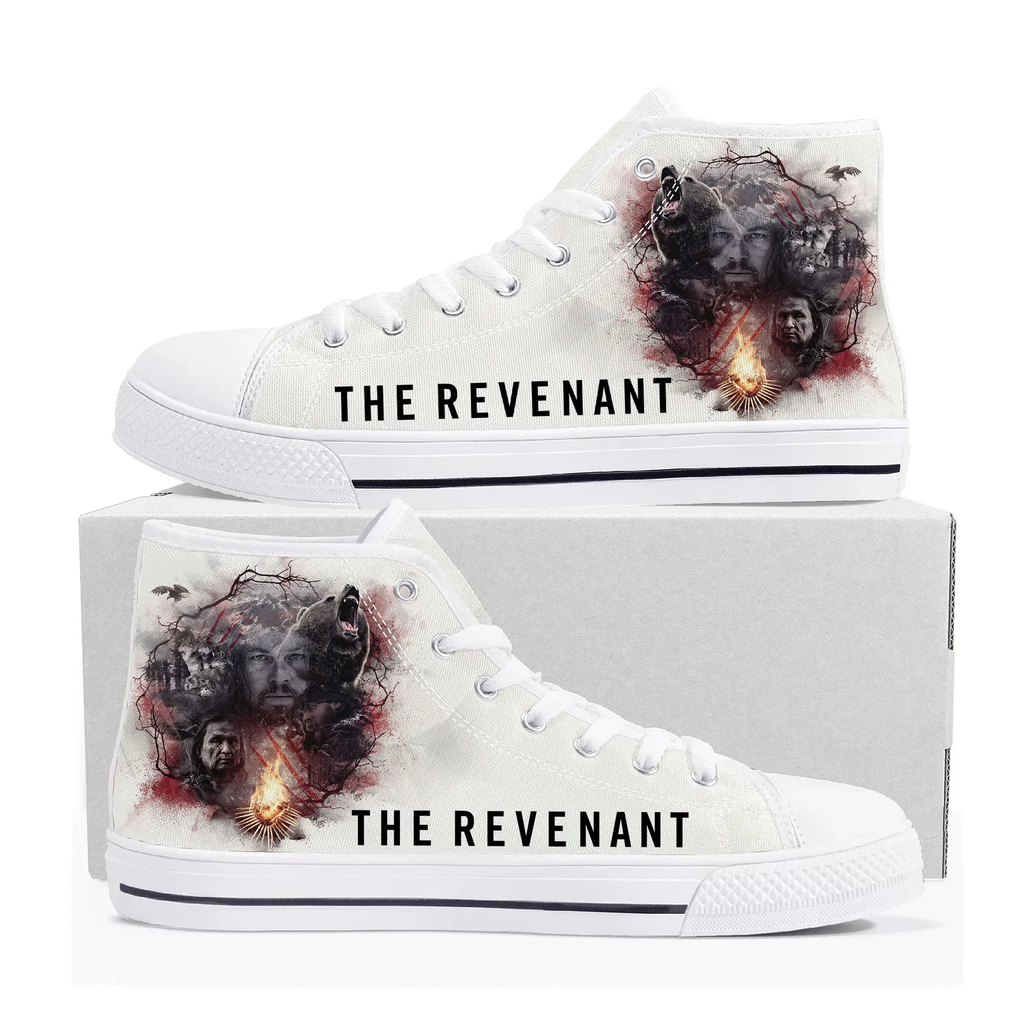 Revenant High Top Sneakers Mens Womens Teenager High Quality Leonardo DiCaprio Canvas Sneaker couple Casual Shoe Customize Shoes