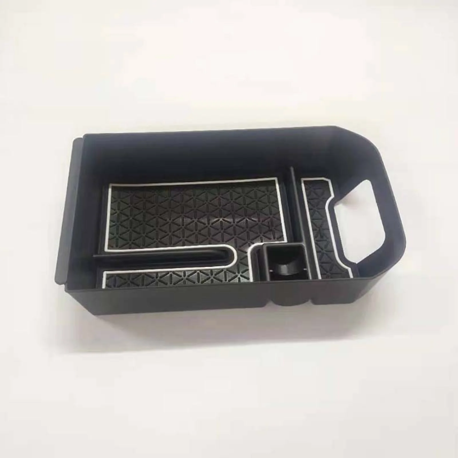 

Black Car Central Armrest Storage Box Secondary Storage Center Console Organizer Compatible For Toyota RAV-4 2019 2020 2021