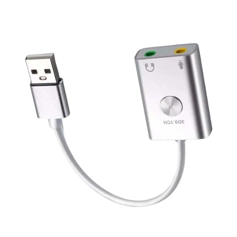 A77P-라이브 사운드 카드 USB 인터페이스, 3D 소음 감소 및 향상된 스테레오 음질 기능 탑재