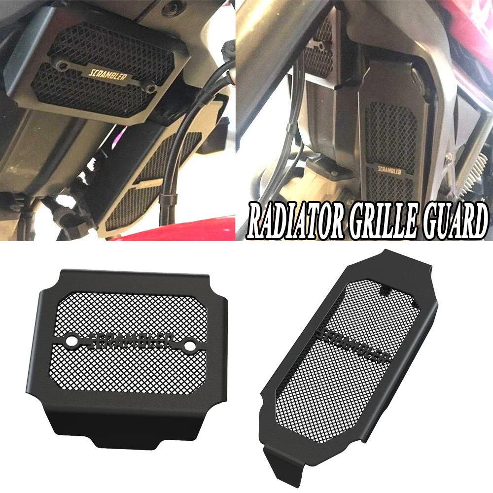 

Motorcycles For Ducati Scrambler Sixty2 2016-2017-2018-2019-2020-2021 Radiator Shield Grille Guard Oil Cooler Cover Protection
