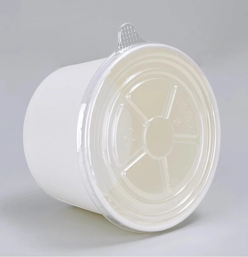 50Pcs Disposable Paper Bowls Eco-Friendly Round Food Containers with Lids, Takeaway Sal... - SKU DPB01501 - UGI Packaging