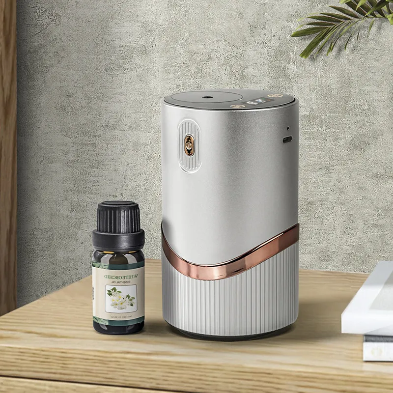 Waterless Aroma Diffuser Nebulizer Essential Oil Diffuser Mute Office Home Fragrance Air Freshener Electric Aromatic Diffuser 2