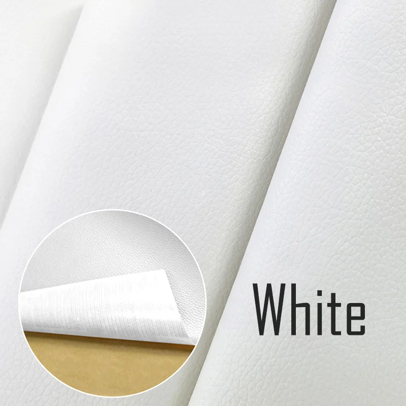 Self Adhesive Leather for Sofa Repair Patch Furniture Table Chair Sticker Seat Bag Shoe Bed Fix Mend PU Artificial Leather Skin
