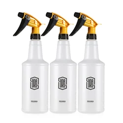 Versatile 26 fl oz Reusable Spray Bottles for Cleaning and Detailing (3-Pack)