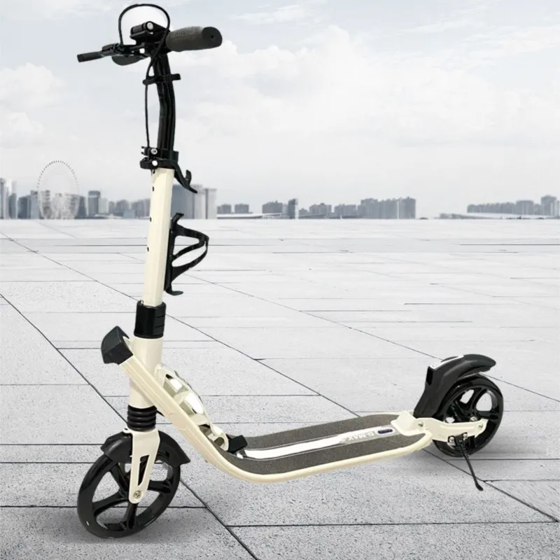 TULX Aluminum Alloy Two Wheel Scooter Foldable Comfortable To Ride Easy To Use Good Load Capacity Higher Security Performance