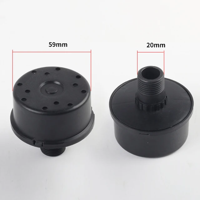 Silenziatore Per Compressore D'Aria - Filettatura 3/8PT, 16 Mm, Riduzione Rumore Aspirazione