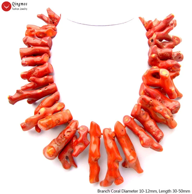 Native American Red Branch Coral Necklace – Estate Beads & Jewelry