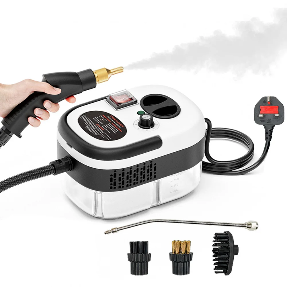 1200ML Handheld Pressurized Steam Cleaner Portable Steamer High Pressure Multipurpose Steamer for Upholstery Couch Tile Windows