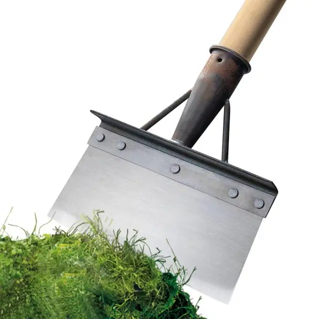 Rozsdamentes Acél Kerti Tisztító Lapátok Multifunkcionális Mangánötvözet -Lapáttal A Tereprendezéshez És Kültéri Munkákhoz - Image 3