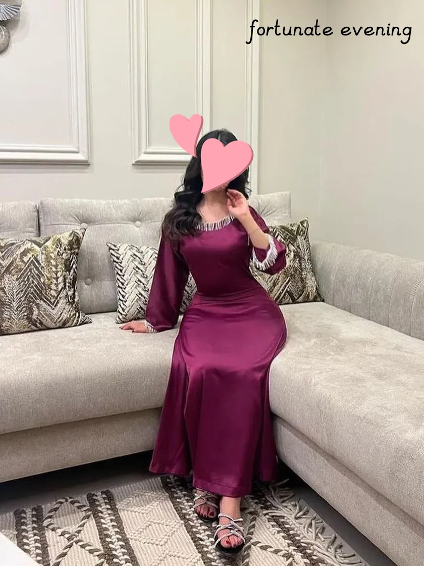 

Fortunate Evening Elegant Vintage Tassel Purple Simple Style Sexy Backless Formal Occasion Prom Dresses Evening Party Gowns