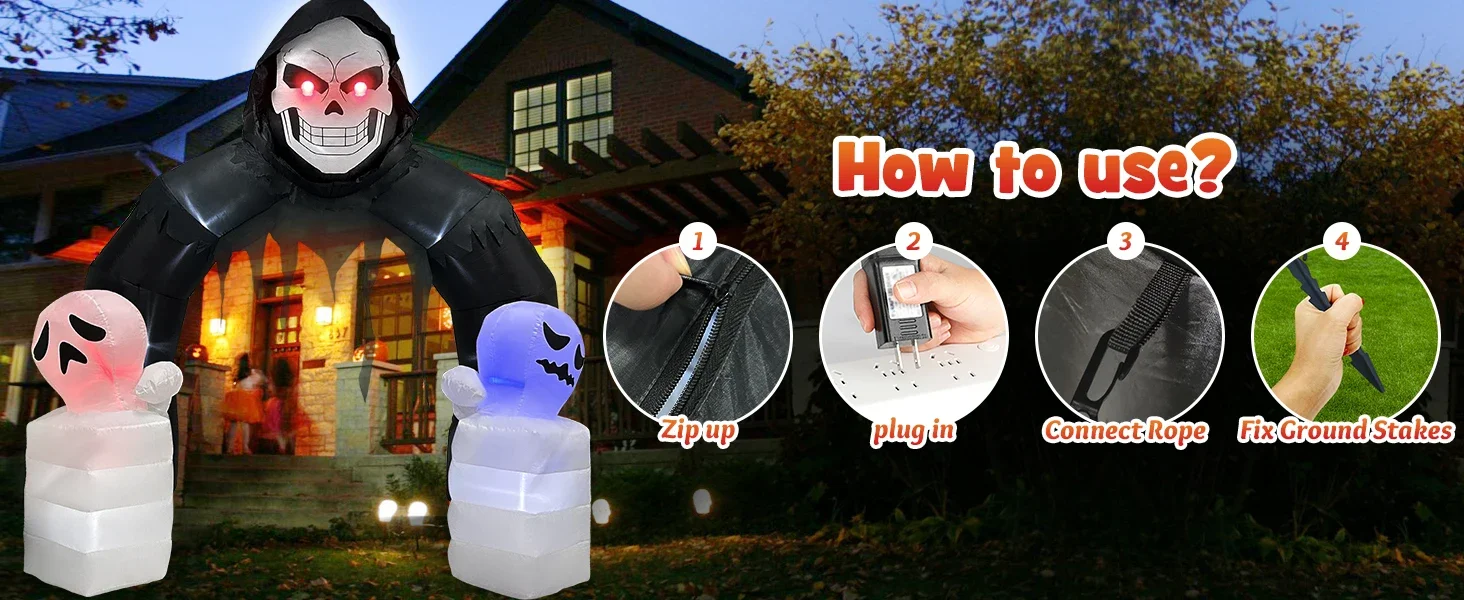 halloween outdoor inflatables