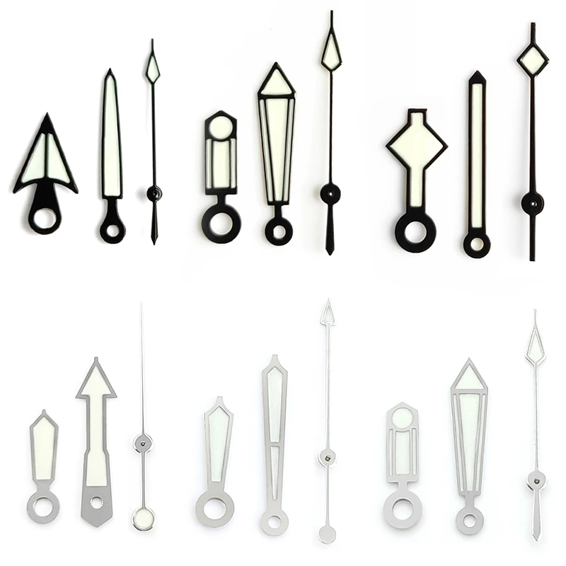 Green Luminous Watch Hands, Hour, Minute Second Hands Suitable For Movement 7009 Seiko Skx007