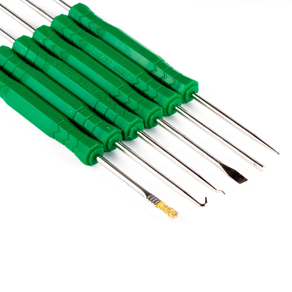 6 stücke PCB Entlöten Aid Tool Kit Löten Assist Tool PCB Reinigung Reparatur Werkzeug Platine Schweißen Hilfs Werkzeug – Detail 7