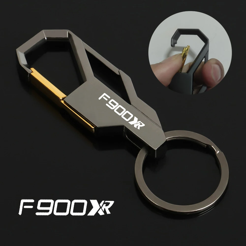 F900XR F900R Motorcycle Accessories Keychain Metal Key Ring Lanyard Key Chain Custom Logo For BMW F900 F 900 R XR 900R 900XR