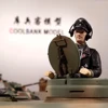 COOLBANK 1/16 RC Tank Model Simulation figure soldier HLC-0002 Black Hat Officers Armoured Crew Henglong Tank Accessories kits 3