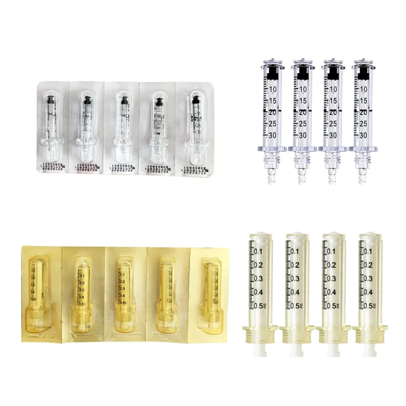 2 IN 1 0.3ML & 0.5ML Hyaluron Acid Pen Adjustable Pressure Pen jection Gun Needle-Free Atomizer Anti-Wrinkle Water Syringe