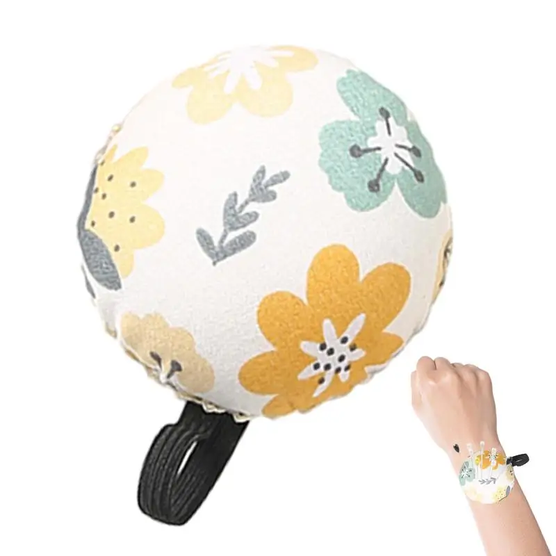 

Needle Pin Cushion Insert Pin Needle Cushion DIY Handcraft Tool Inserting Bag With Elastic Wrist Belt For Patchwork Hand Sewing