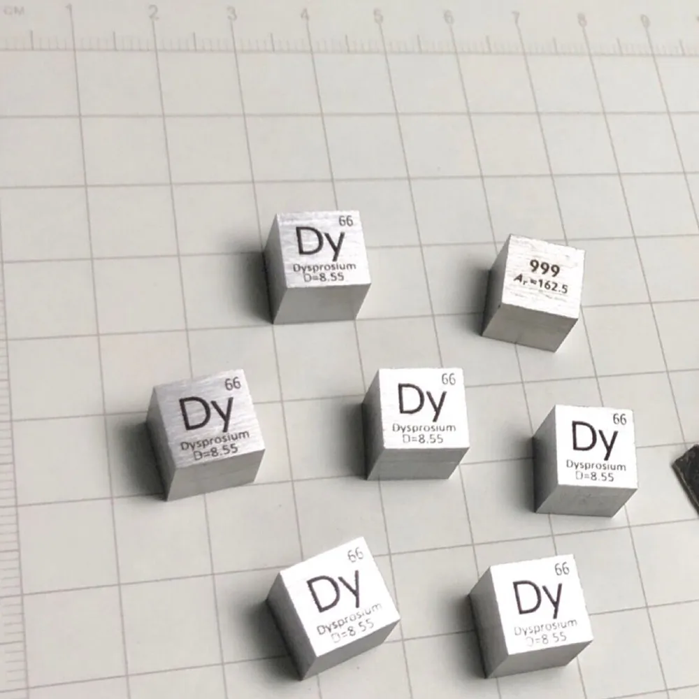 

Dysprosium Metal 10mm Density Cube 99.9%