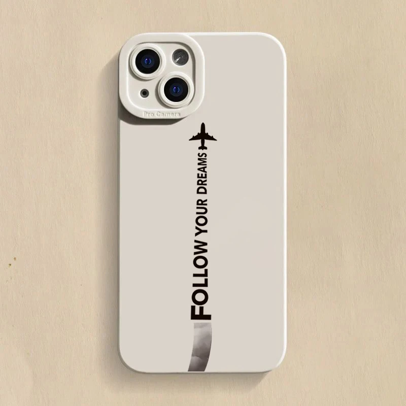 Travel-Inspired Airplane Route Design Phone Case - Soft Protective Cover