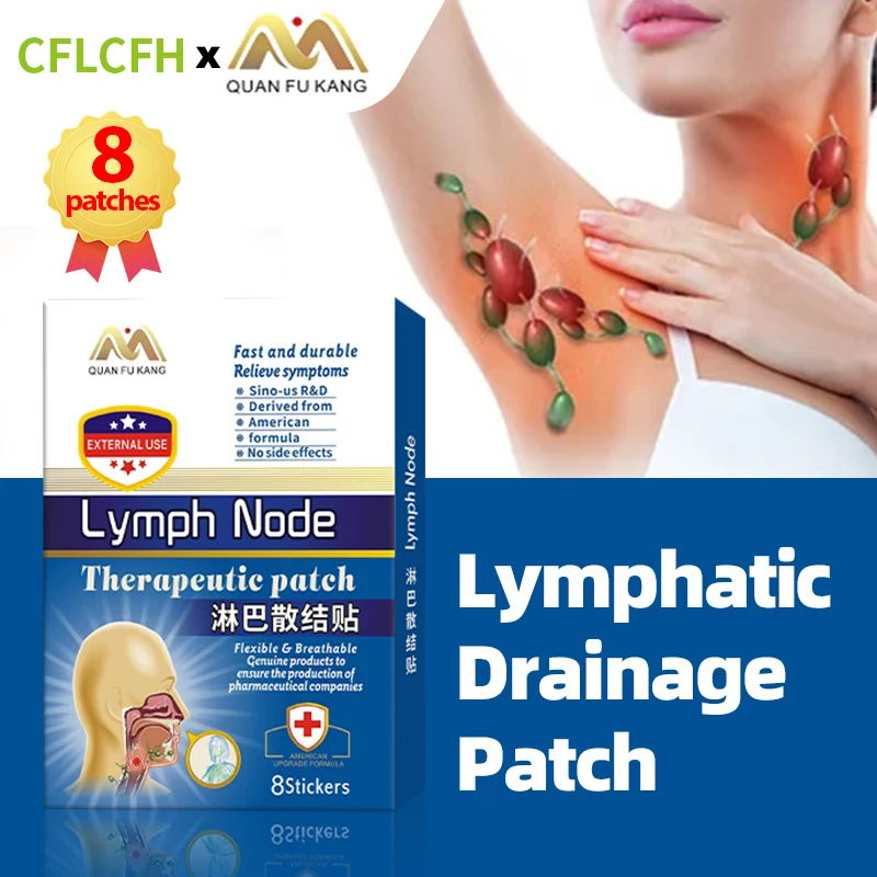 

Lymphatic Drainage Detox Patch Lymph Nodes Herbal Plaster for Armpit Neck Breast Anti-swelling Treatment American Formula