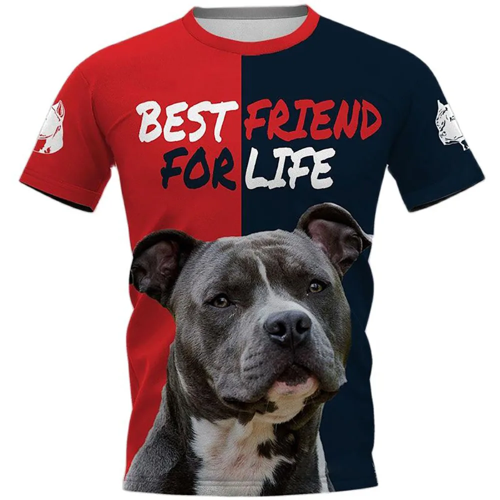 

Cute Pet Dog T-shirt for Men 3D Print Harajuku Men's Summer T Shirt Short Sleeve Casual Hip Hop Pullover Round Neck Tops Tees