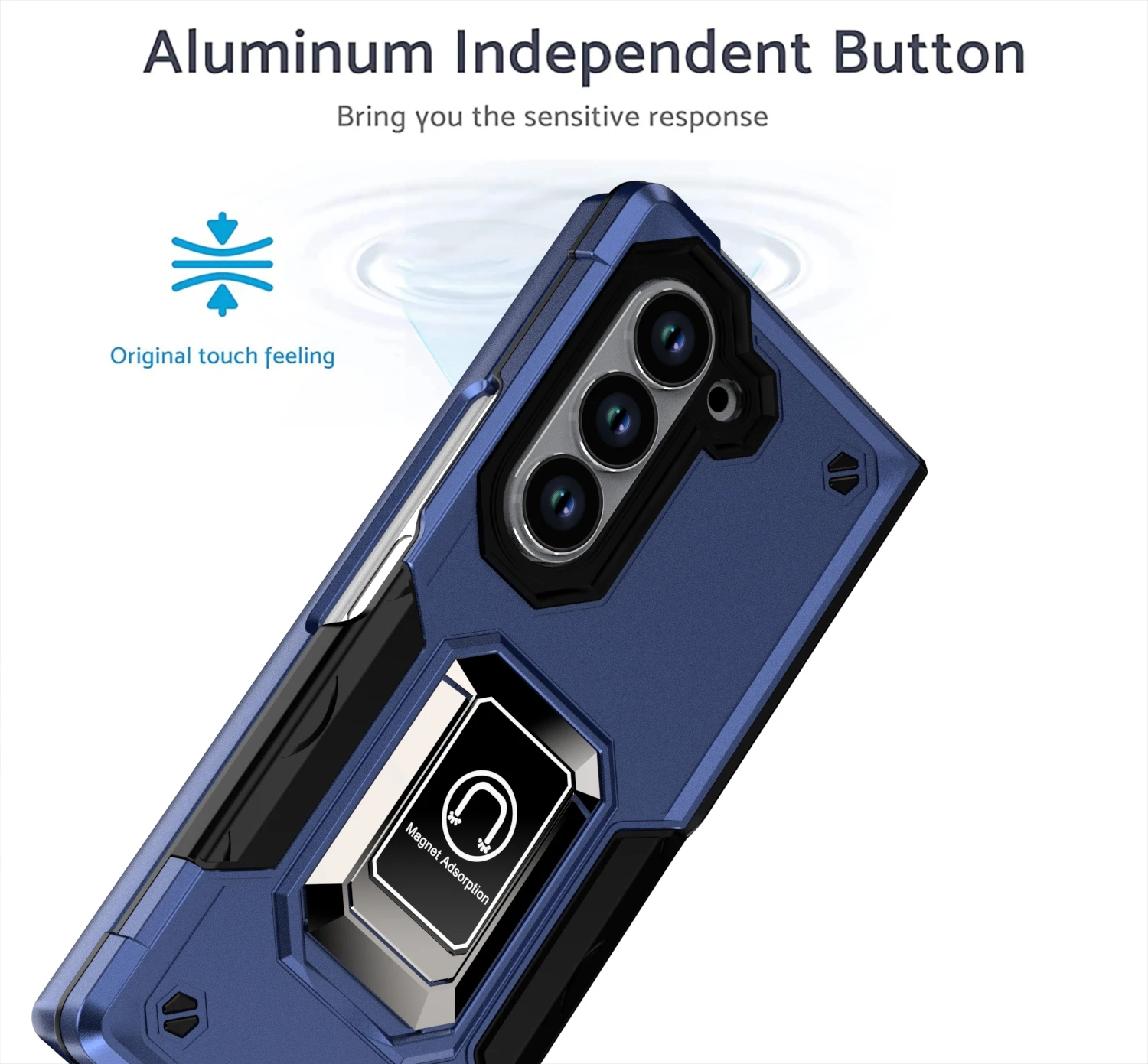 Robuste Handyhülle Für Samsung Galaxy Z Fold Mit Magnetständer_voghion.com